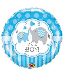 It`s a boy folieballon med elefant, 46 cm